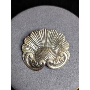 Vintage 1946 Sterling by Jewel Art Flower Brooch